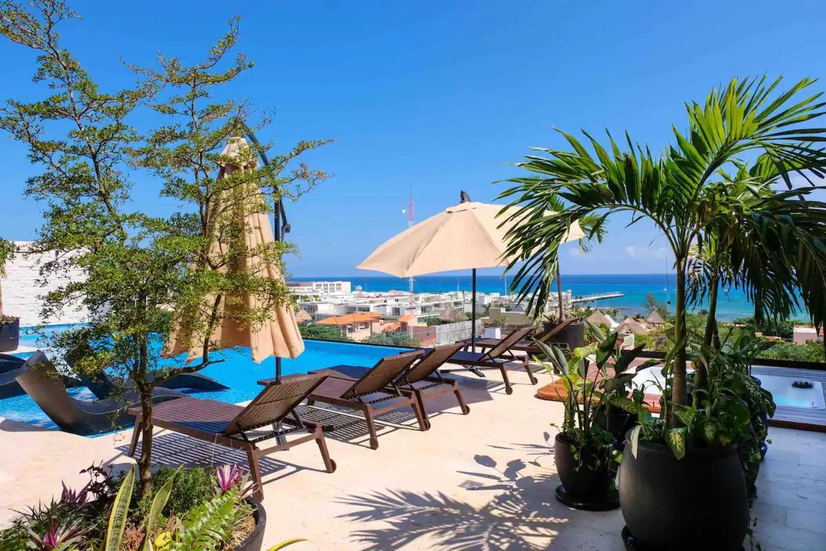 Stayon5A.Av.Penthouse With Privatepool Freeparking 普拉亚卡门 外观 照片