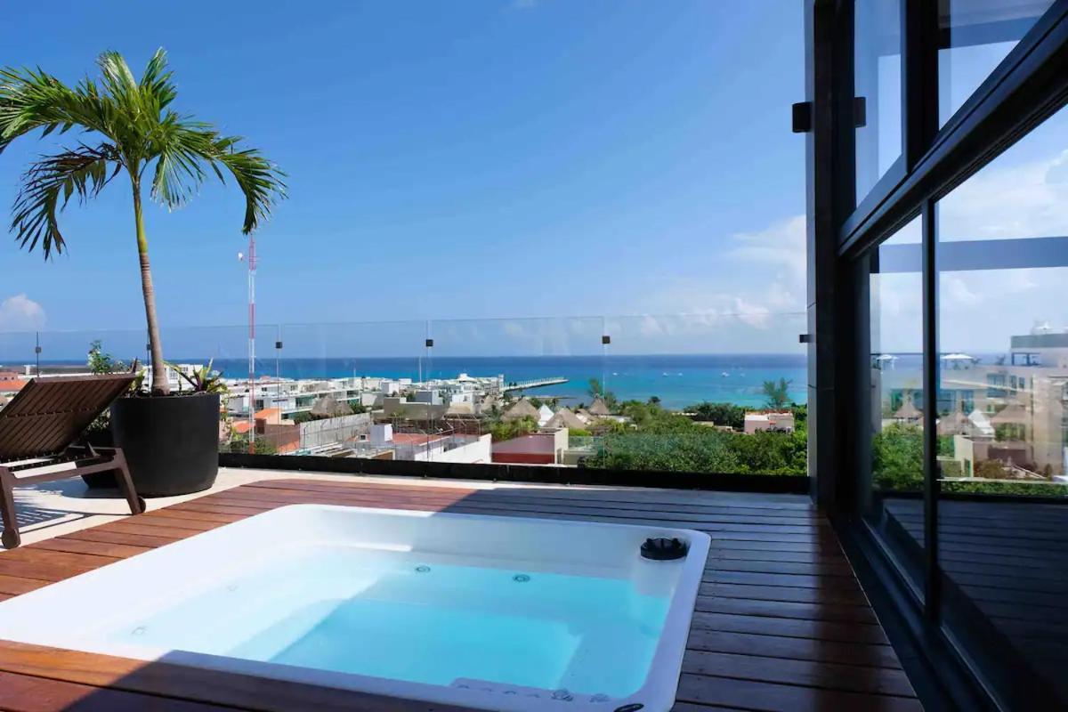 Stayon5A.Av.Penthouse With Privatepool Freeparking 普拉亚卡门 外观 照片